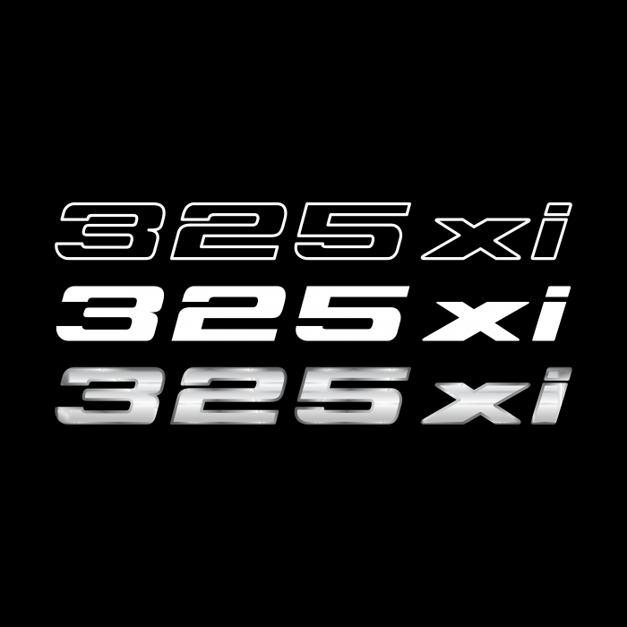 BMW 325 xi logo