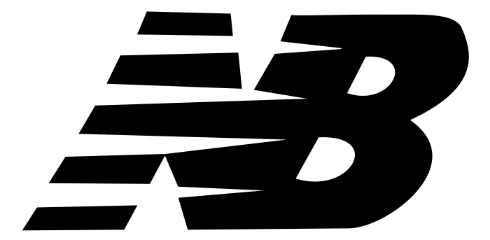 New Balance black logo