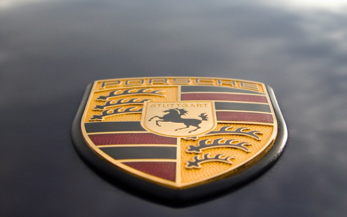Porsche logo, desktop wallpaper 1920x1200