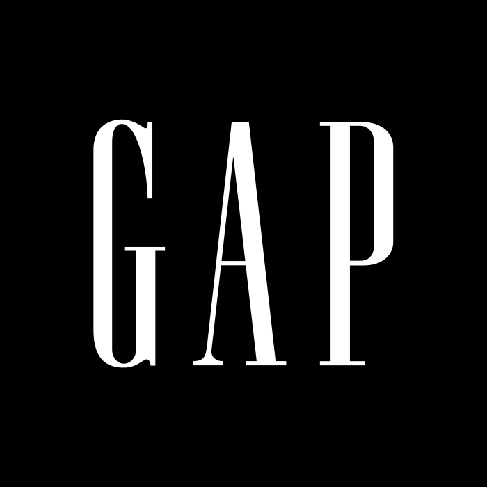 Gap logo, black