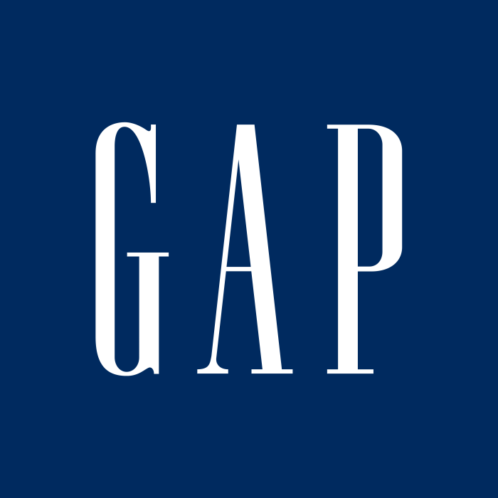 Gap logo, blue