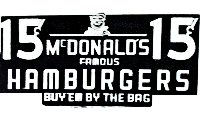 McDonald's (McDonald's Famous Hamburgers) Logo 1948