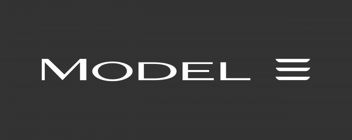 Tesla logo grey