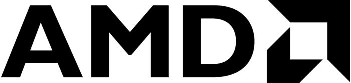 AMD logo, black