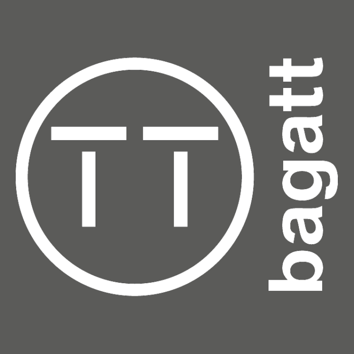 Bagatt logo, gray