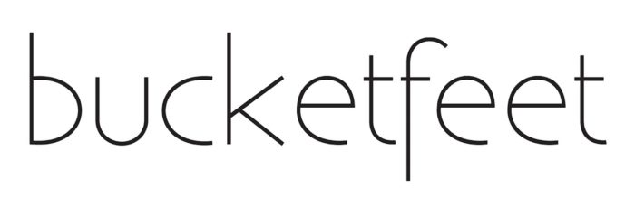 Bucketfeet logo, black