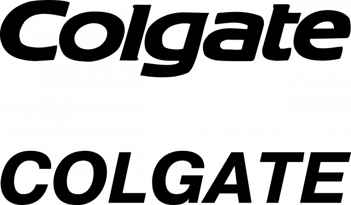 Colgate logo black