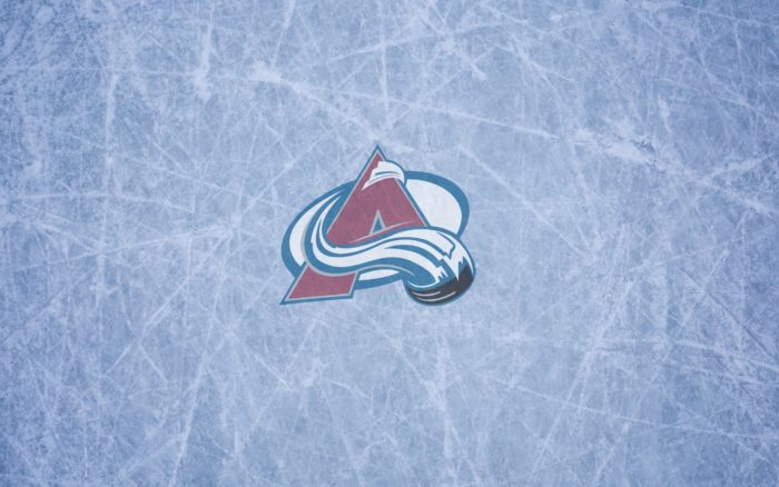 Colorado Avalanche wallpaper widescreen - ice with logo, 1920x1200, 16x10