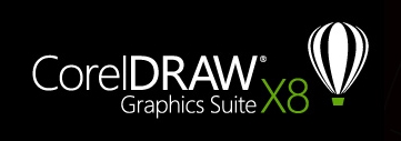 CorelDraw logo, black