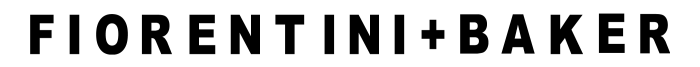 Fiorentini+Baker logo, logotype