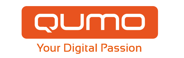 Qumo logo, logotype, slogan