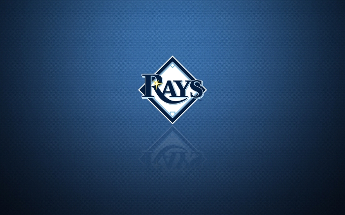 Tampa Bay Rays desktop wallpaper with team logo, widescreen 1920x1200, 16x10, HD