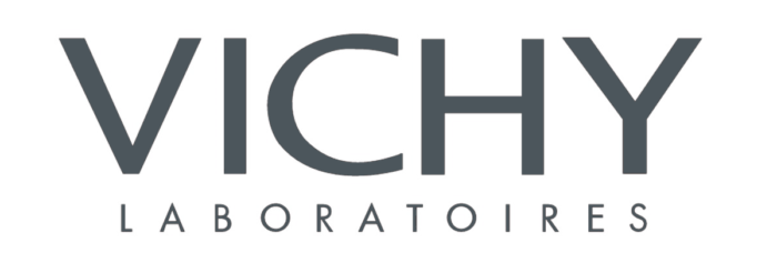 Vichy logo, gray