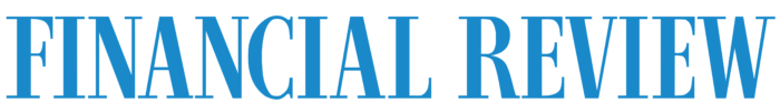 AFR The Australian Financial Review logo, white bg
