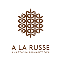 A LA RUSSE Anastasia Romantsova logo, transparent bg