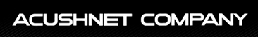 Acushnet Company logo, black bg