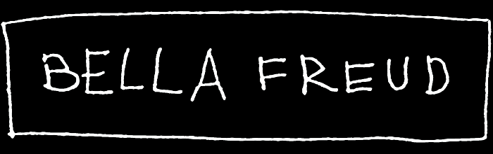 Bella Freud logo, black