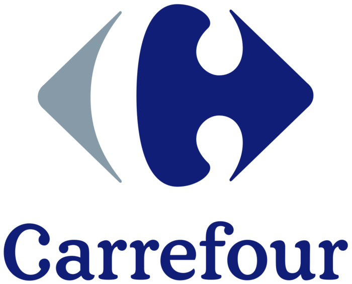 Carrefour logo, blue