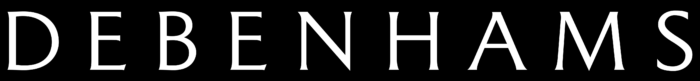 Debenhams logo, black