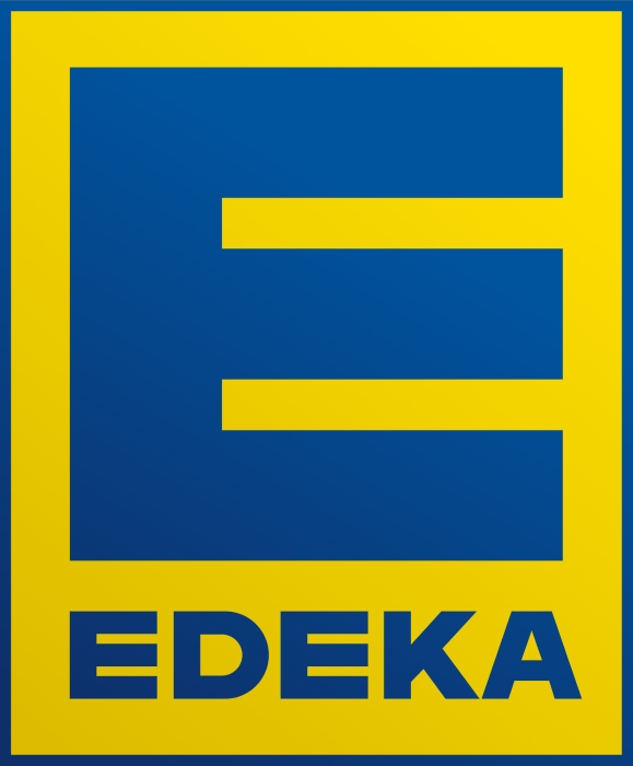 Edeka logo, with gradient