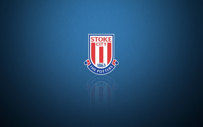 FC Stoke City wallpaper with logo 1920x1200