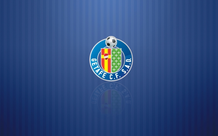 Getafe CF wallpaper with logo, desktop PC background with logotipo - 1920x1200px