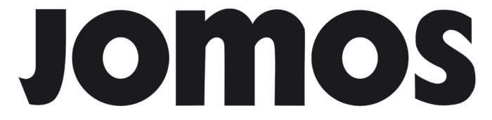 Jomos logo, logotype, wordmark