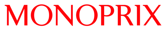 Monoprix logo, white bg