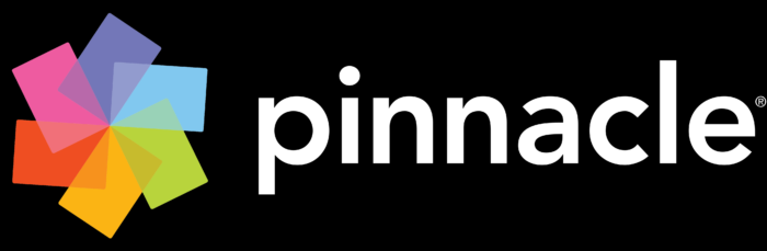 Pinnacle logo, black bg