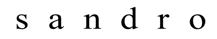 Sandro logo, wordmark