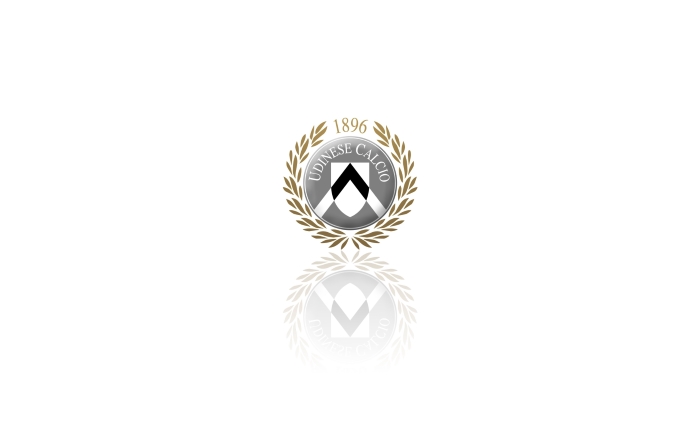Udinese Calcio wallpaper, logo, white desktop background - 1920x1200