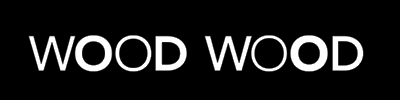 Wood Wood logo, black bg