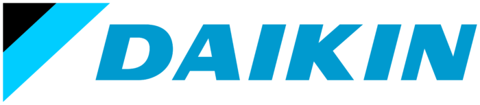 Daikin logo, white background