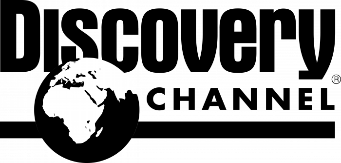 Discovery Channel logo black