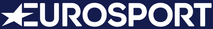Eurosport logo, blue background