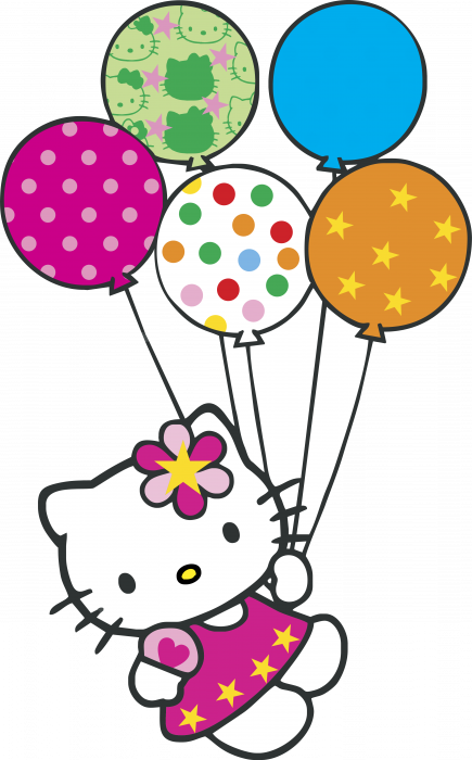 Hello Kitty logo globitos