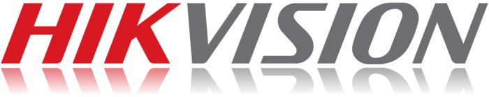 Hikvision logo, shadow