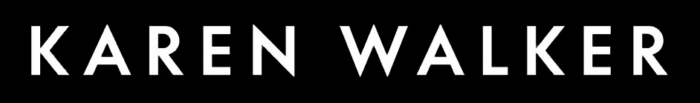 Karen Walker logo, black
