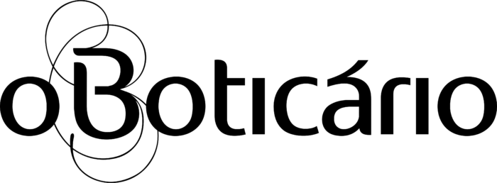 O Boticário logo, black