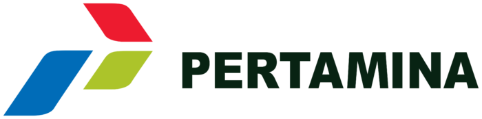 Pertamina logo, white background
