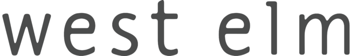 West Elm logo, white background