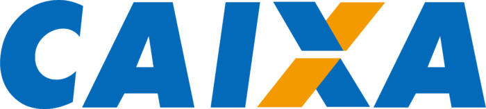 Caixa Econômica Federal logo, white background