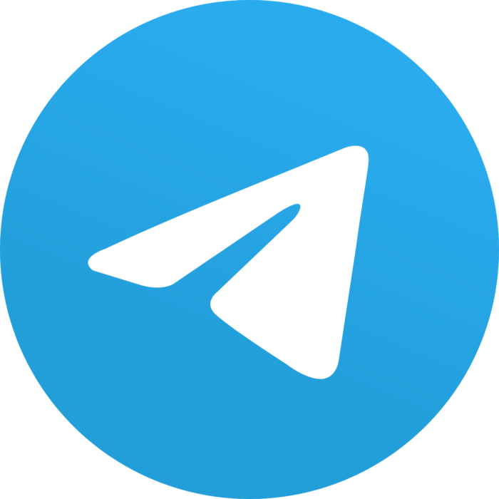 Telegram 5.x version (2019) Logo