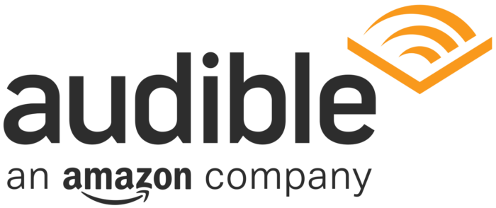 Audible logo (an Amazon company)