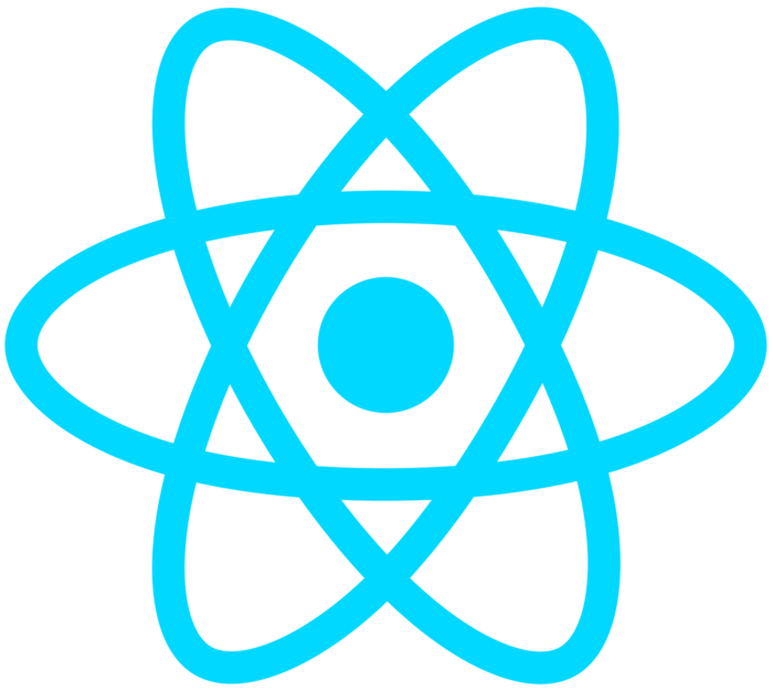 React logo, logotype, emblem