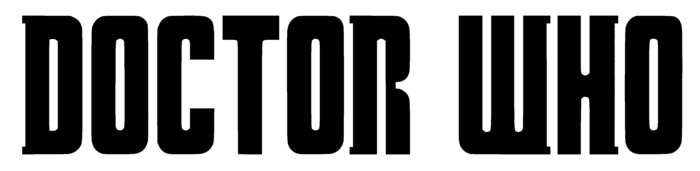 Doctor Who logo, black