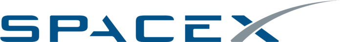 SpaceX logo, blue (Space X)