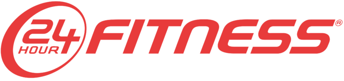 24 Hour Fitness logo, wordmark, logotype