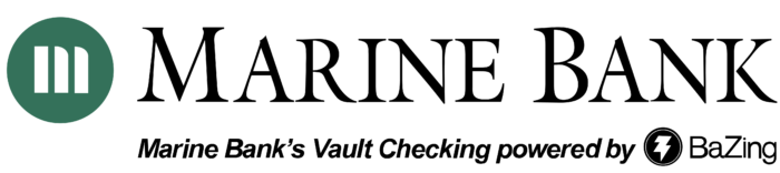 Marine Bank logo, logotype