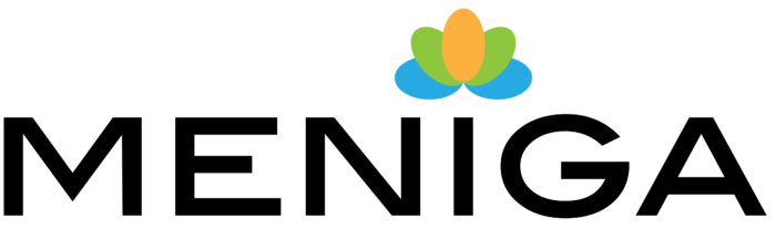 Meniga logo, logotipo